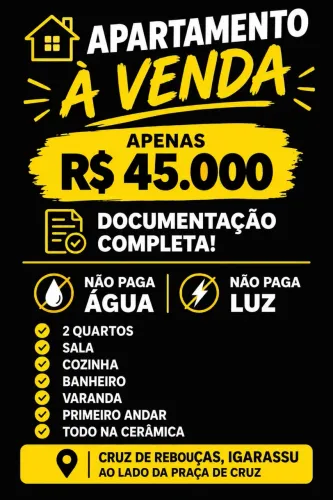 Apartamento 45.000 