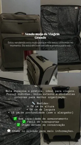 Vendo mala de viagem grande 