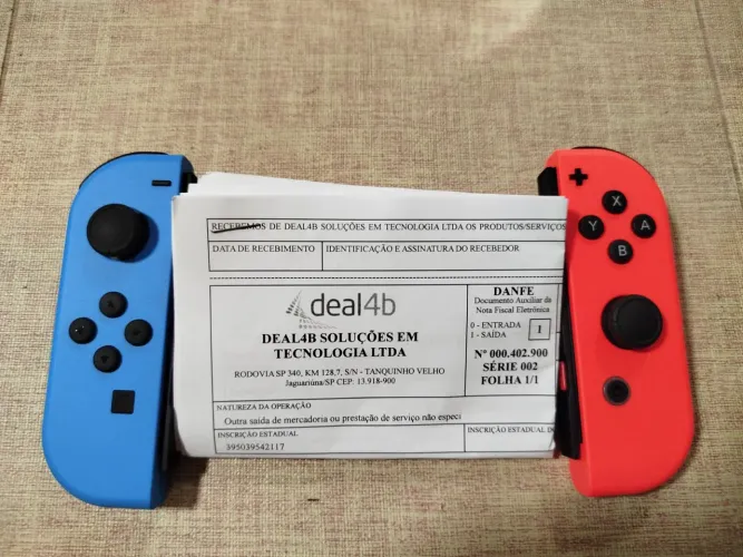 Joycon neon Nintendo switch novo