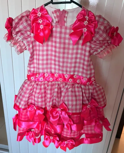 Vestido quadrilha infantil