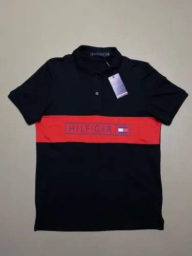 Camiseta Polo Tommy Preta