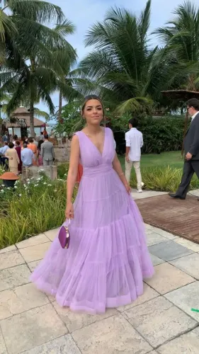 Vestido Longo Lavanda | Festa, Casamento e Formatura