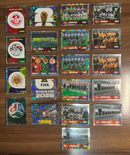 Figurinhas Brilhantes Copa 2026