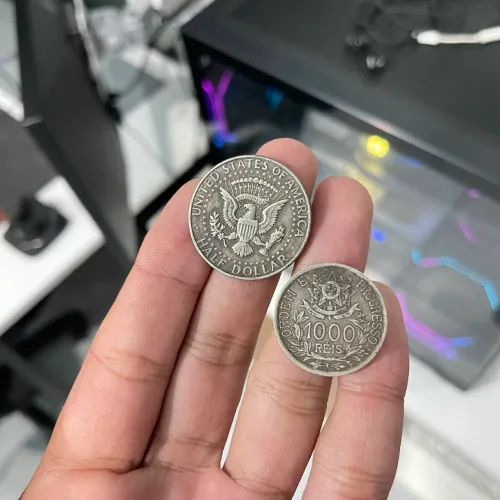 Moedas antigas prata ( aceito ofertas )