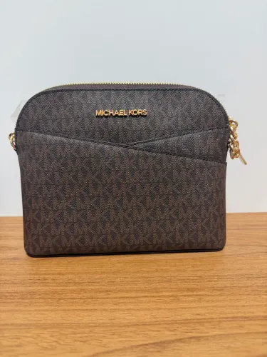 Bolsa Feminina Transversal Original Maichel Kors Marrom