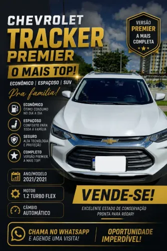 Chevrolet Tracker Premier 1.2 Turbo 12V Flex AUT 2021