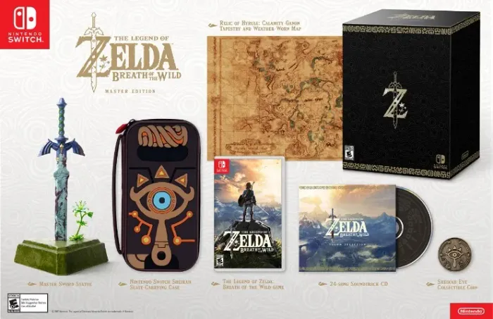 Zelda Breath Of The Wild Master Collection