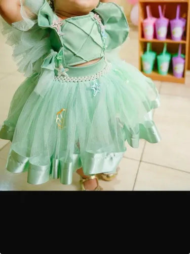 Vestido tema fundo do mar