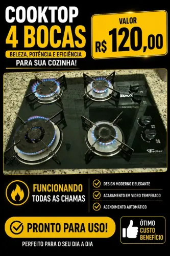 Fogão cocktop