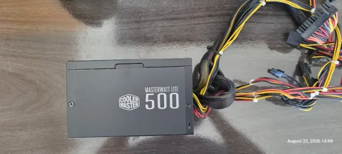 Fonte cooler master lite 500w 80 plus