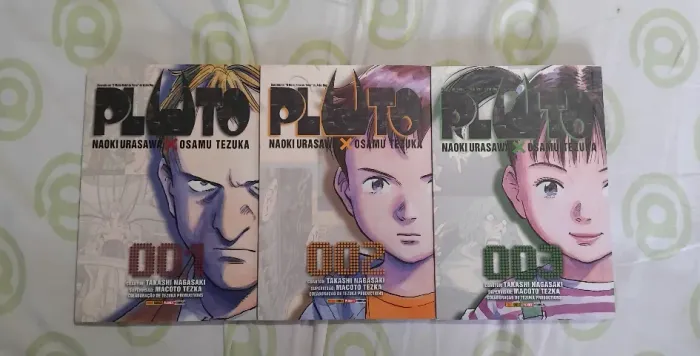 Mangá Pluto 1, 2 e 3