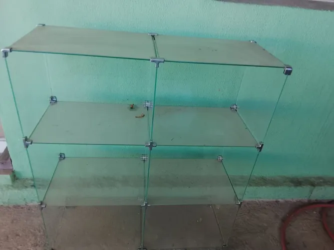 Balcão de vidro