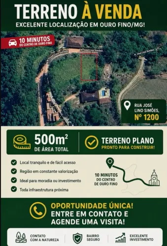Trocou ou Vendo Terreno 500m2 por caro.