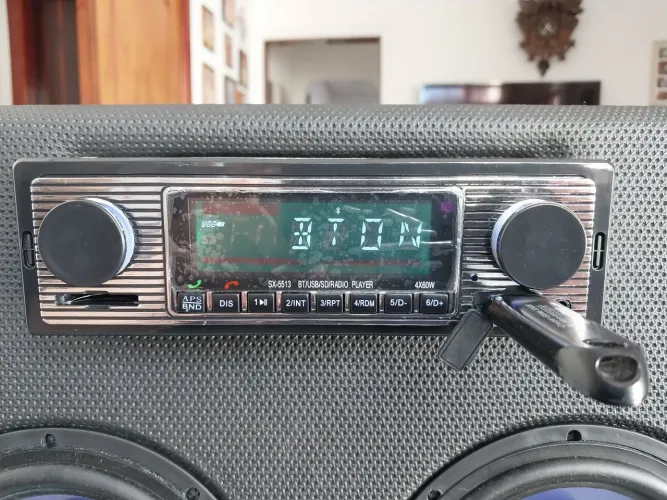 Radio Mp3 Automotivo com Bluetooth e USB Novo.