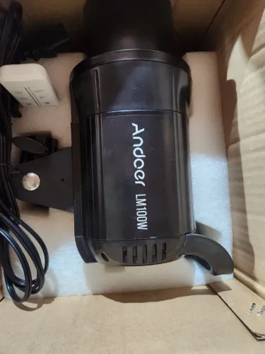 Led 100W Andoer padrão Bowens