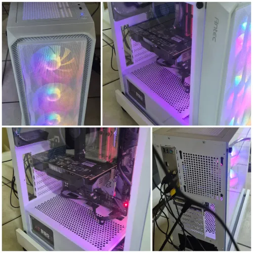 Computador Desktop Amd Am4 B550 + Ryzen 3 3100 4/8 + 2x4gb Geil 2666mhz cl19 + RX 460 2Gb