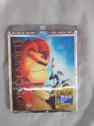 Disco Blu-Ray O Rei Leão Diamond Edition 4 discos