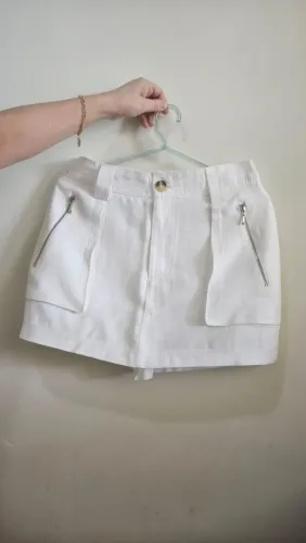 Short saia nunca usado Branco