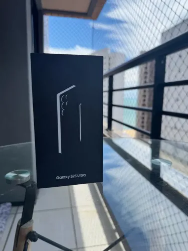 S25 Ultra 256gb titânio preto lacrado