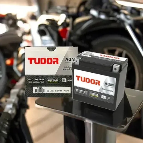 Bateria Tudor 5 amperes TX5L 12V Selada