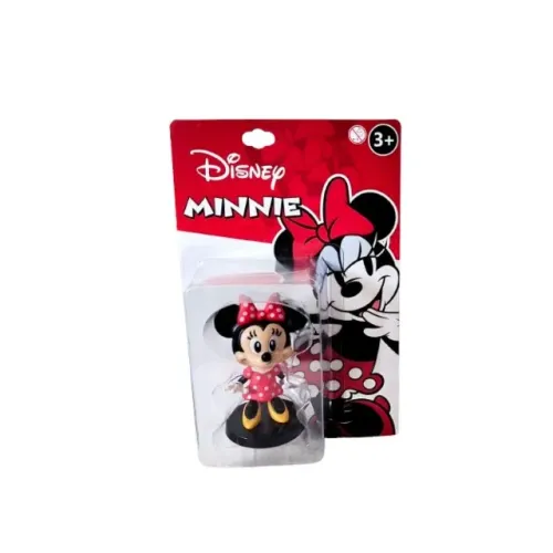 Boneco Minnie Original Disney - Mini Figura Colecionável 3+