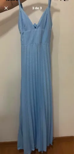 vestido azul tamanho M