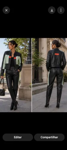Conjunto couro Animale