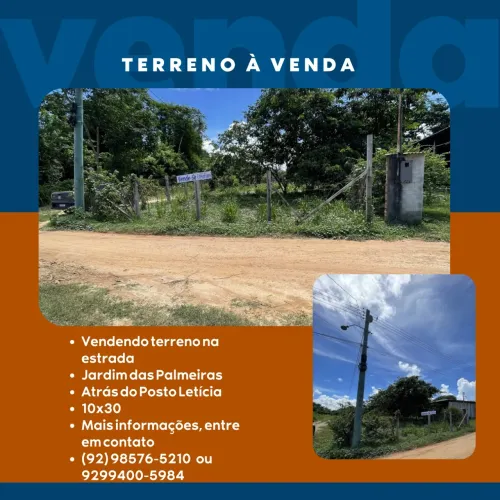 Vendendo terreno no jardim das Palmeiras