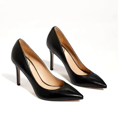 Escarpin Sam Edelman Na Caixa Couro Nobuck Preto - Tam 35 (6.5 US)