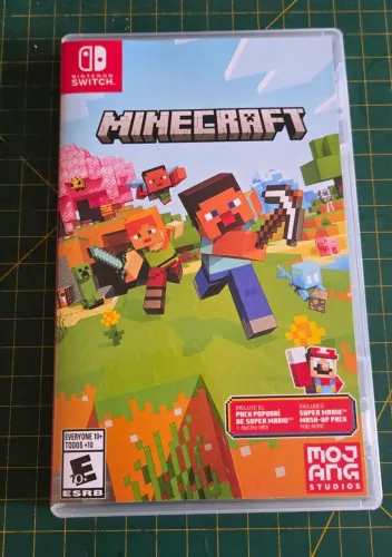 Jogo Minecraft Nintendo Switch Capa Reimpressa