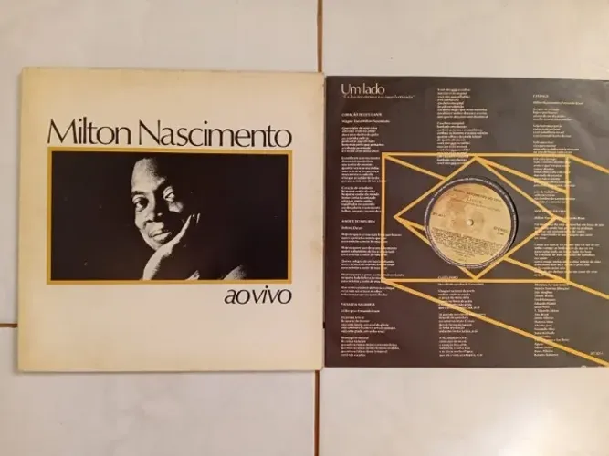 MILTON NASCIMENTO - AO VIVO 1983 - LP VINIL CAPA DUPLA + ENCARTE