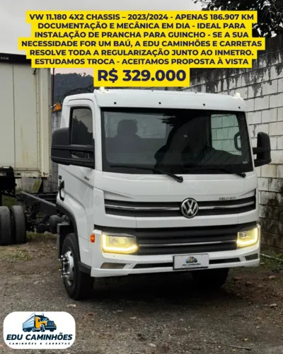 VW 11.180 4x2 CHASSIS Ano: 2023/2024