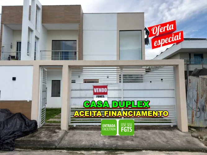 Casa Duplex 2 Suítes com Sala Íntima e 2 Vagas no Bairro Flores