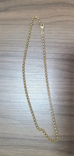 Colar elo português ouro 18k