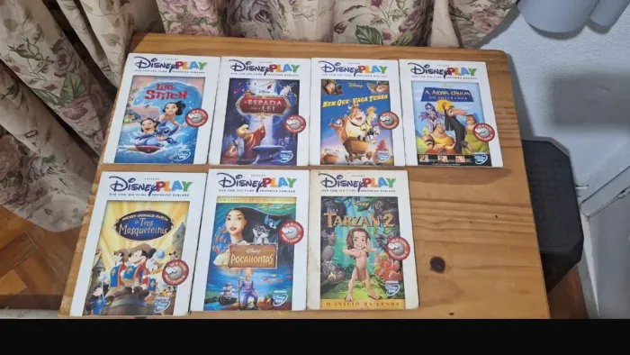 Vários filmes infantis DVD Disney itens de colecionadores edições especial 