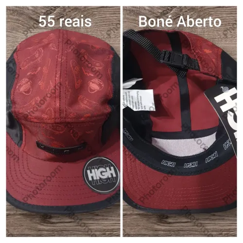 Bonés de 45 reais cada