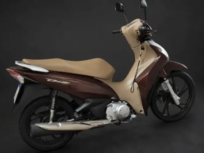 Honda Biz 125 EX 2021 Marrom Monocromática - 19.000 km - Perfeita!
