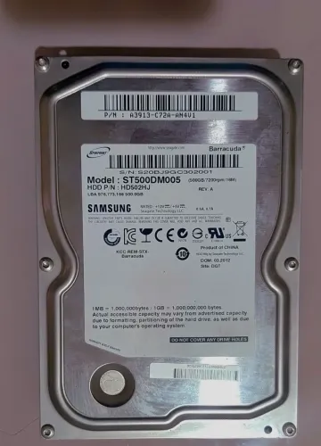 HD 500GB SAMSUNG (SATA)