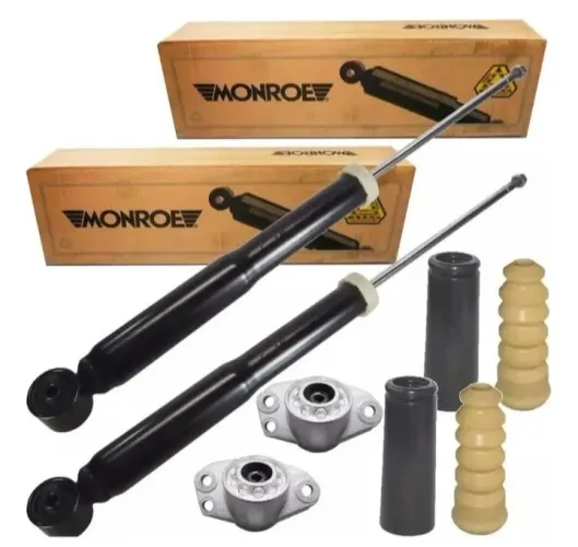 Par de amortecedores traseiro com Kit de Batente VW Fox - Polo - Spacefox... 2003 a 2014