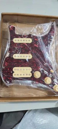Kit captadores + escudo + Interruptor de Silêncio para guitarra stratocaster