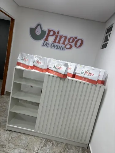 Balcão caixa com LED em MDF