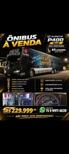 Ônibus busscar P400 6x2