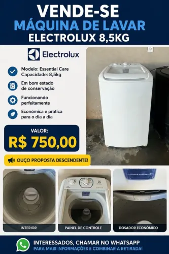 Vendo máquina de lavar