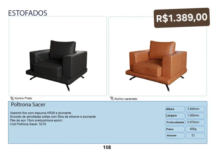 Poltrona Sacer 