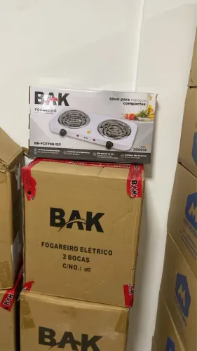 FOGÃO 2 BOCAS ELÉTRICO BAK