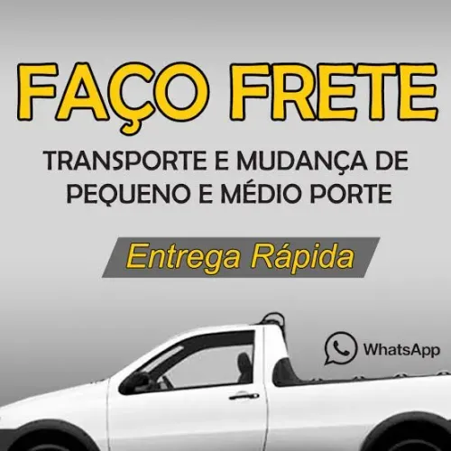 Faço frete barato 
