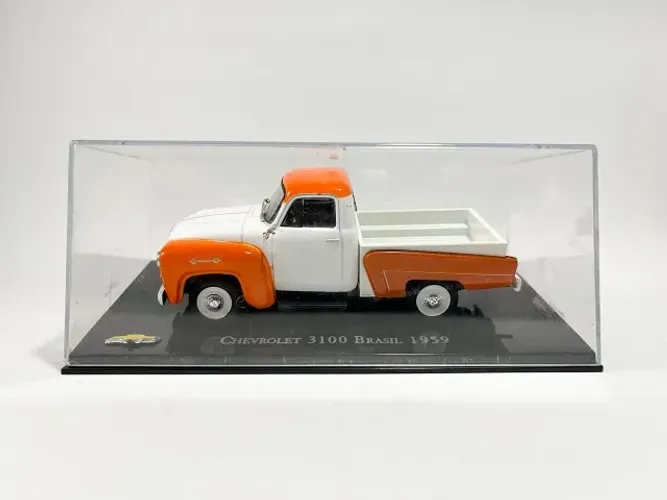 Miniatura Chevrolet 3100 Brasil 1959 Escala 1:43 Salvat Chevrolet Collection