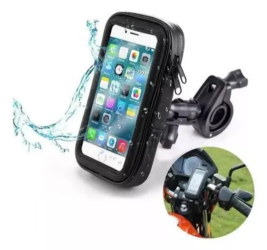Suporte para celular moto e bike prova d'água 