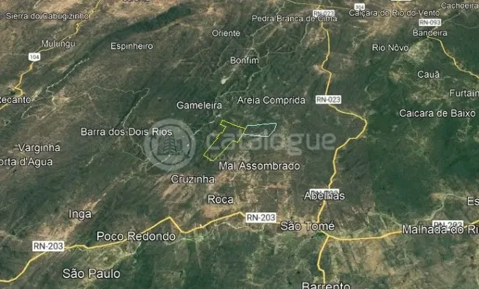 FAZENDA À VENDA  689 hectares em São Tomé/RN