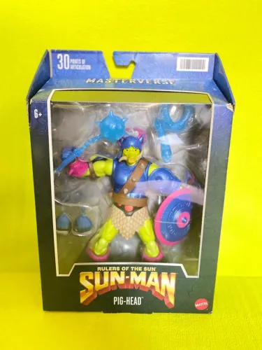 Masterverse Motu Pig Head (Cabeça de Porco) Sun Man Hlb46